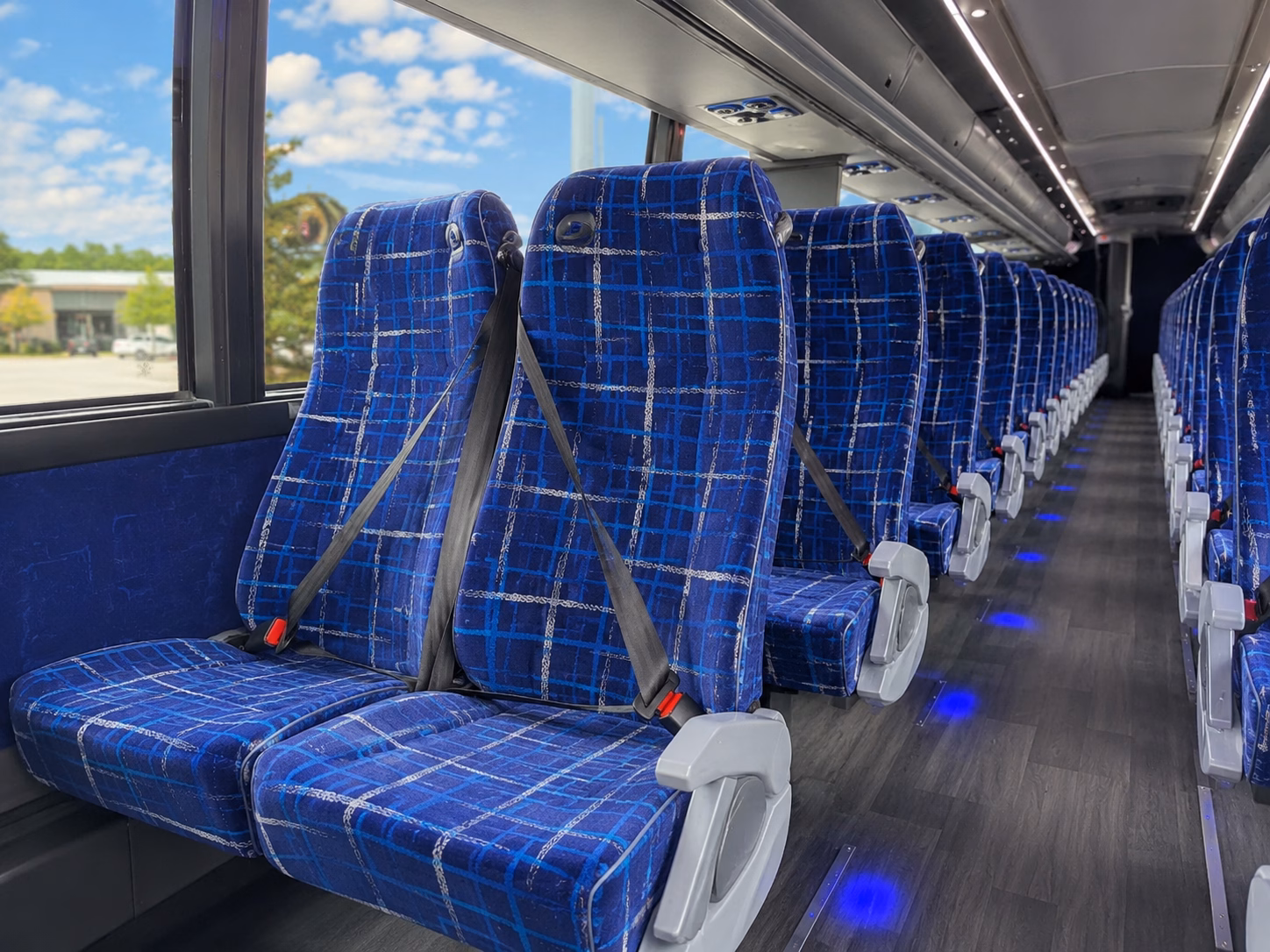 lake forest corporate event transportation onboard seating