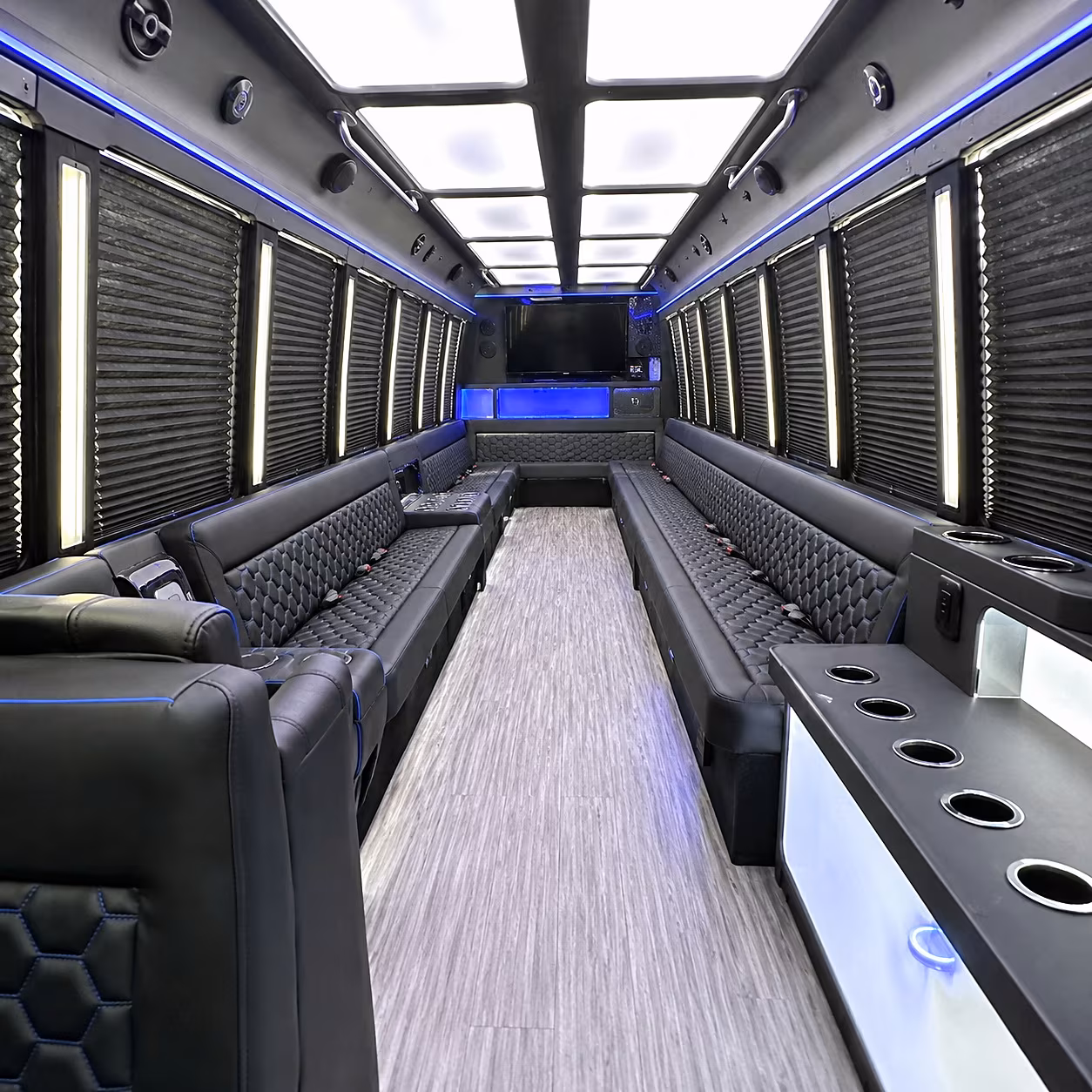 lake forest party bus rentals inside