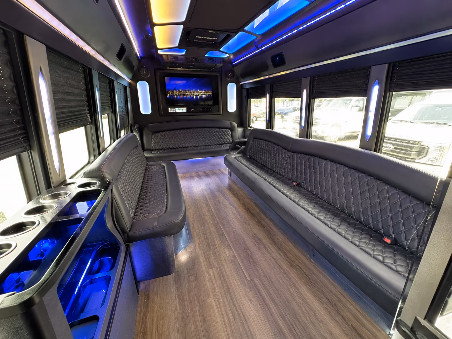lake forest quinceanera sweet 16 party bus rental