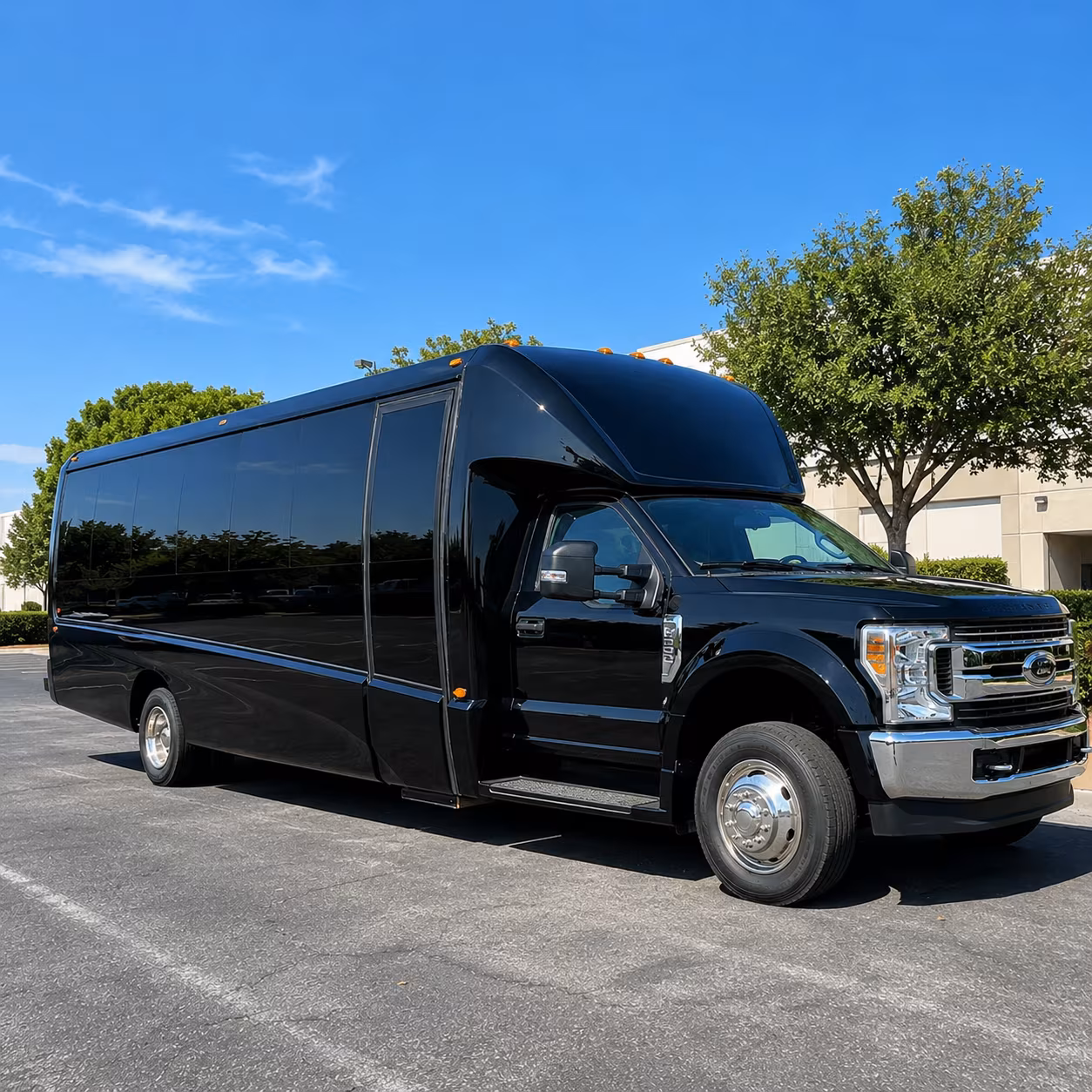 orange corporate charter bus rentals in orange
