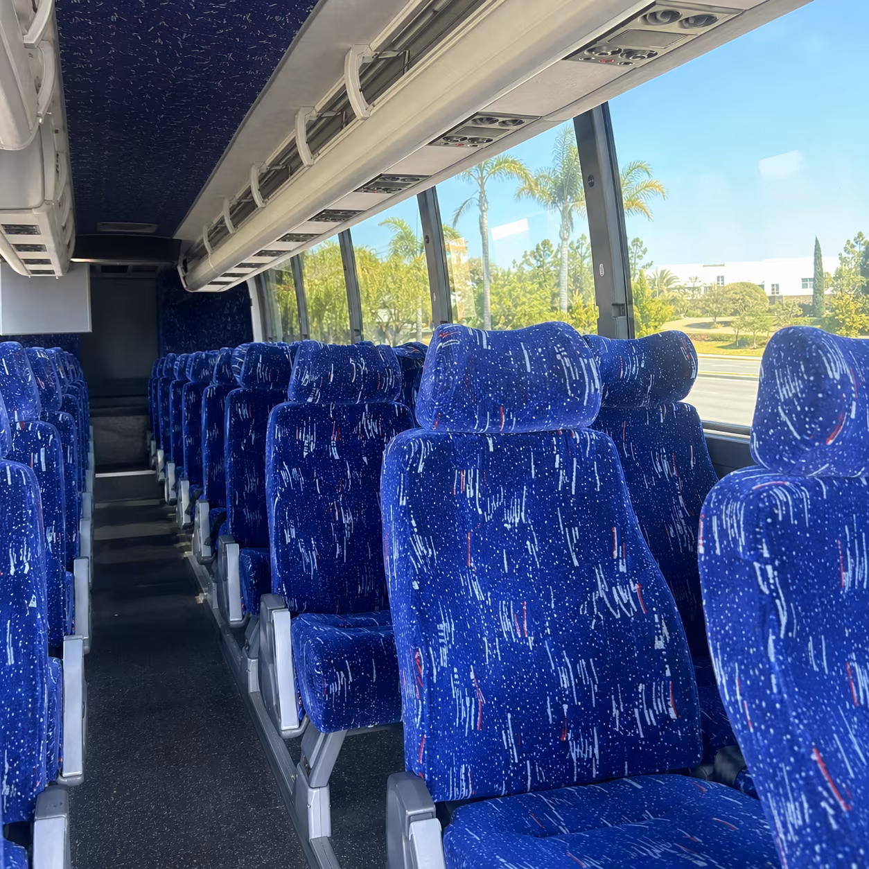 orange youth sports team and fan group bus rentals in orange