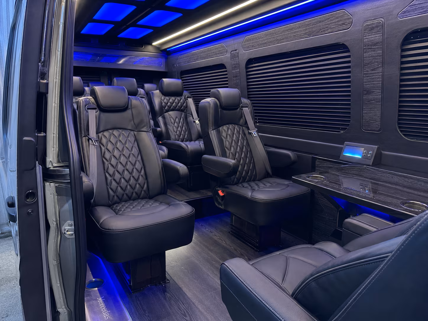 sprinter van transportation for groups and events across lake forest